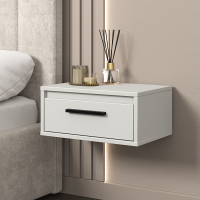 Тумба прикроватная подвесная Лион 45х20х30 см ЛДСП цвет белый