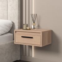 Тумба прикроватная подвесная Лион 45х20х30 см ЛДСП цвет дуб комано