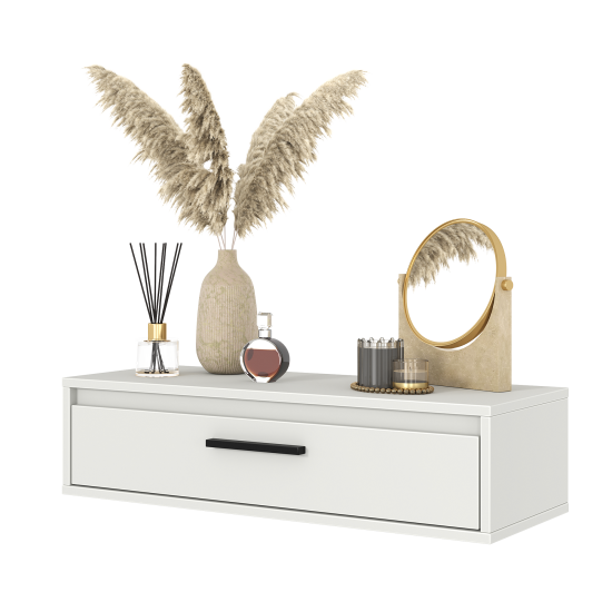 Консоль Лион 80х20х30 см ЛДСП цвет белый