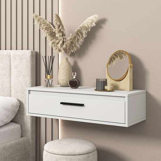 Консоль Лион 80х20х30 см ЛДСП цвет белый