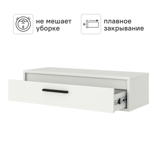 Консоль Лион 80х20х30 см ЛДСП цвет белый