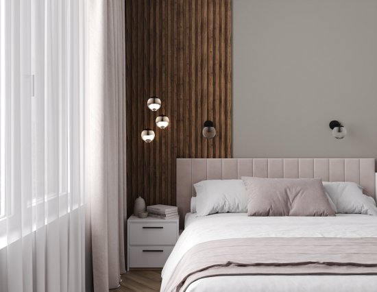 Тумба прикроватная Лион 2 ящика 45х44.5х41.6 см ЛДСП цвет белый