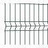Секция заборная 3D Medium 1730х2500 мм d4 мм ячейка 55х200 мм зеленая RAL 6005 Grand Line