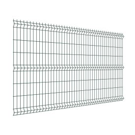 Секция заборная 3D Medium 1530х2500 мм d4 мм ячейка 55х200 мм зеленая RAL 6005 Grand Line