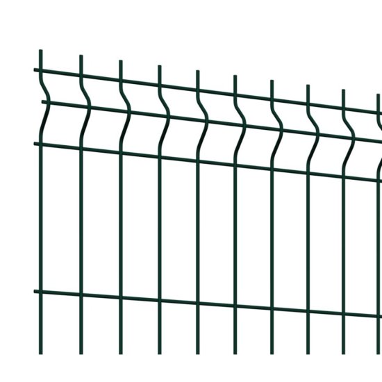 Секция заборная 3D Medium 1530х2500 мм d4 мм ячейка 55х200 мм зеленая RAL 6005 Grand Line