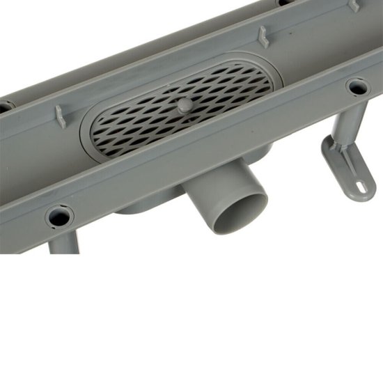 Лоток душевой Terma Light Стайл с комбинированным затвором 500х60 мм d40/50 мм решетка из нержавеющей стали (34124)