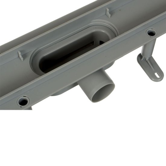 Лоток душевой Terma Light Стайл с комбинированным затвором 500х60 мм d40/50 мм решетка из нержавеющей стали (34124)