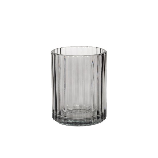 Стакан для ванной Fora Smoky Topaz настольный стекло черный (FOR-GLASS-ST044)