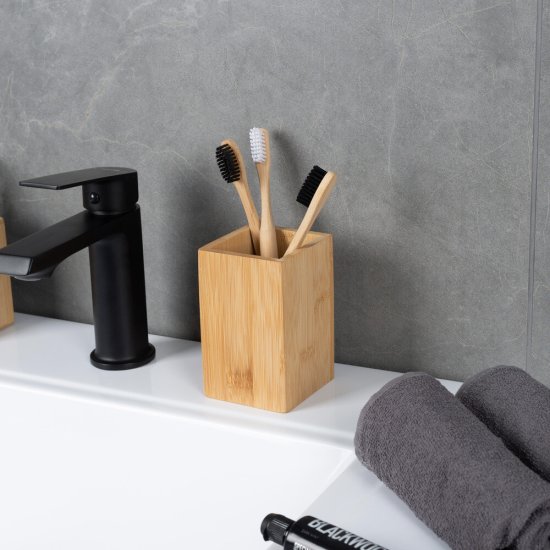 Стакан для ванной Fora Bamboo настольный бамбук (FOR-BOO044)