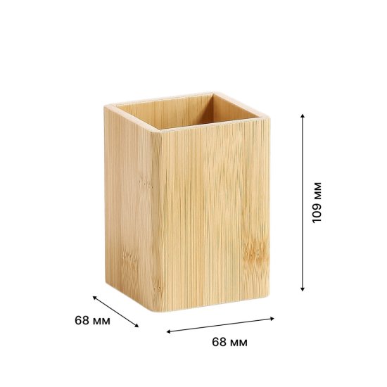 Стакан для ванной Fora Bamboo настольный бамбук (FOR-BOO044)