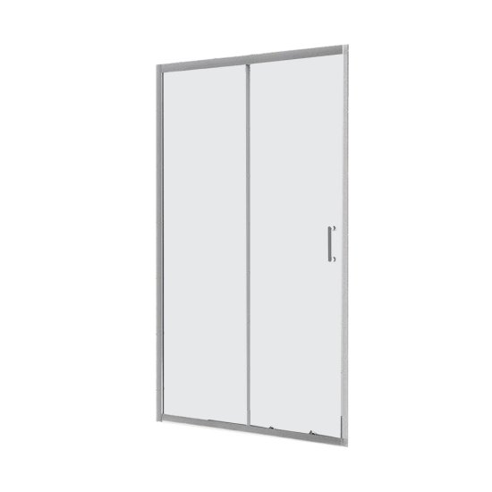 Душевая дверь раздвижная стекло прозрачное BelBagno Uno 125х185 см профиль хром (UNO-BF-1-125-C-Cr)