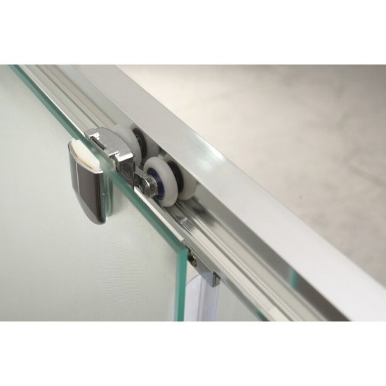 Душевая дверь раздвижная стекло прозрачное BelBagno Uno 125х185 см профиль хром (UNO-BF-1-125-C-Cr)