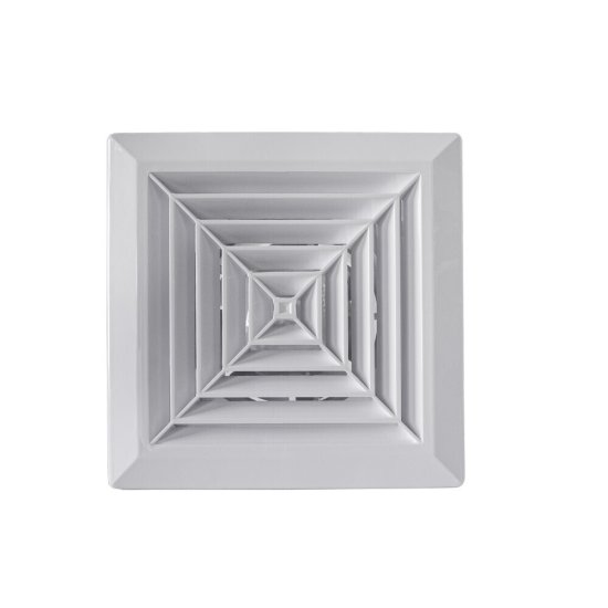 Вентилятор осевой Эвент К с антимоскитной сеткой 160х160 мм d100 мм белый