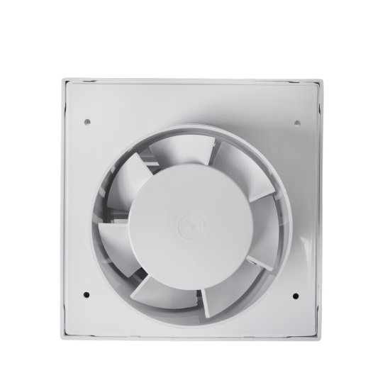 Вентилятор осевой Эвент К с антимоскитной сеткой 160х160 мм d100 мм белый