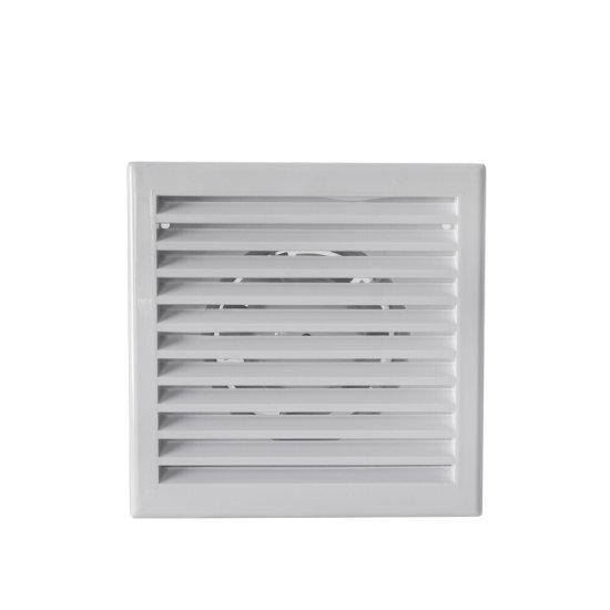 Вентилятор осевой Эвент В с антимоскитной сеткой 160х160 мм d100 мм белый