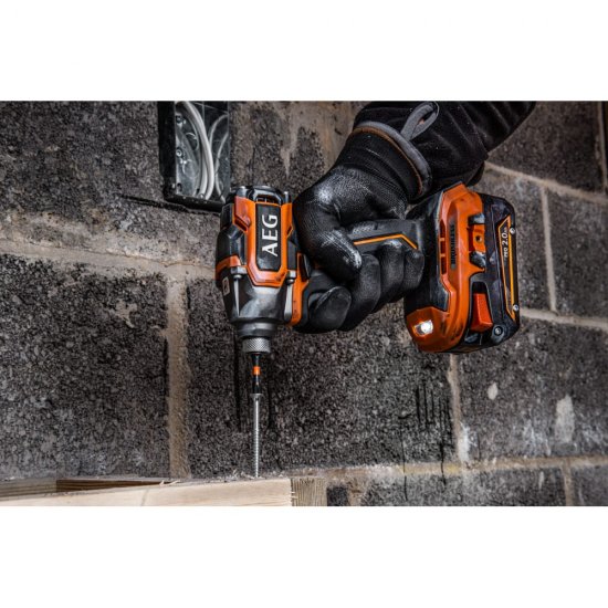 Бесщеточный аккумуляторный импульсный винтоверт AEG BSS18SBL-0