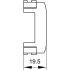 Розетка для кабель-канала компьютерная DKC Brava белая RJ45 2 модуля (76654B)