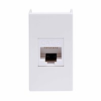 Розетка для кабель-канала компьютерная DKC Viva белая RJ45 2 модуля (45058)