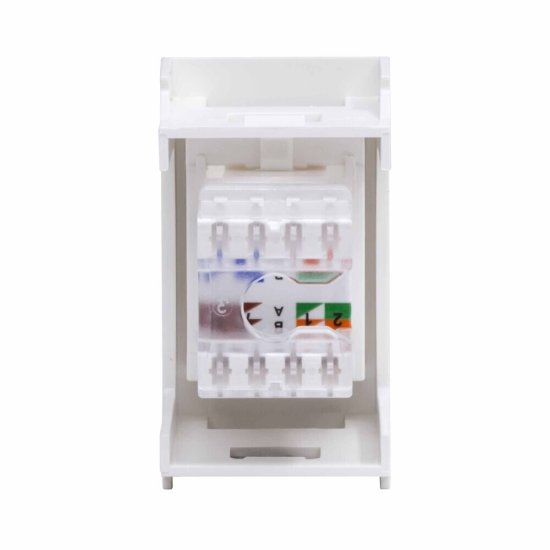 Розетка для кабель-канала компьютерная DKC Viva белая RJ45 1 модуль (45058)