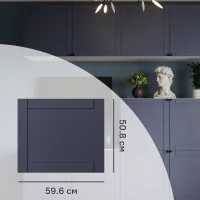 Дверь для шкафа Лион Байонна 59.6x50.8.6x1.6 см ДСП цвет индиго