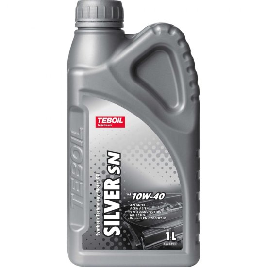 Моторное масло TEBOIL Silver Sn, 10w-40, 1 л