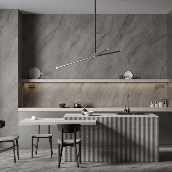 Керамогранит Kerranova Bereg серый 1200х600х10 мм (2 шт.=1,44 кв.м)