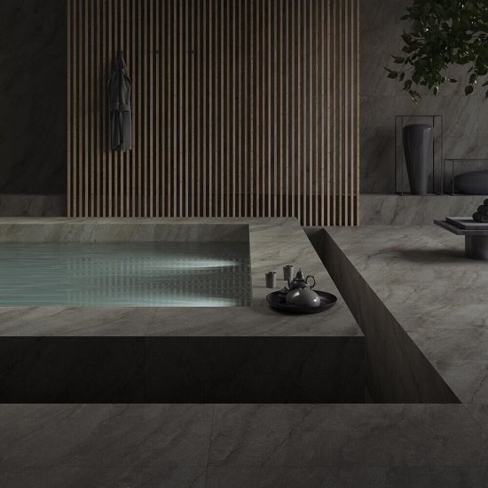 Керамогранит Kerranova Bereg темно-серый 1200х600х10 мм (2 шт.=1,44 кв.м)