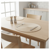 Салфетка под столовые приборы Vidage ø35 см круглая полипропилен цвет солома