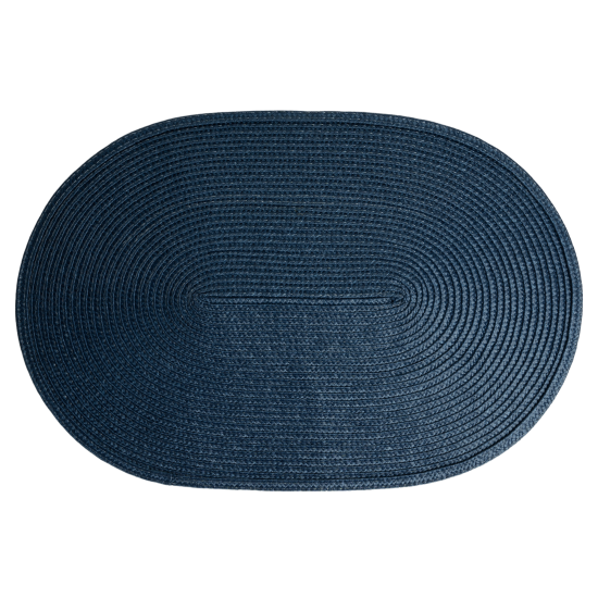 Салфетка под столовые приборы Vidage 45x30 см овальная полипропилен цвет синий