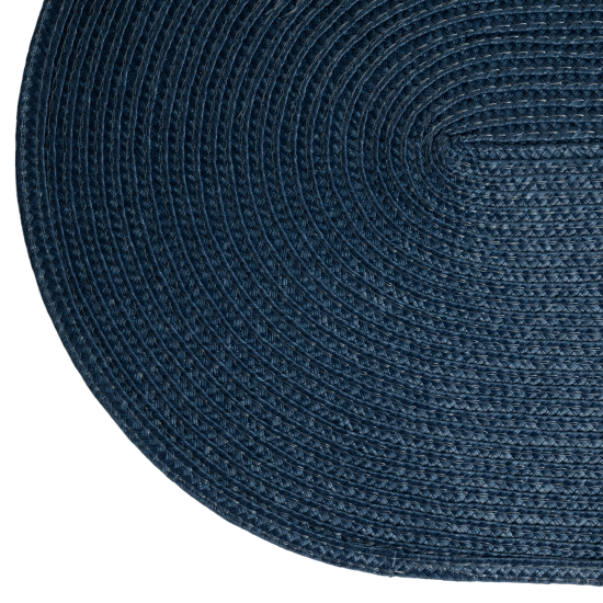 Салфетка под столовые приборы Vidage 45x30 см овальная полипропилен цвет синий