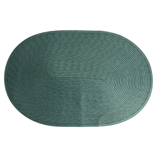 Салфетка под столовые приборы Vidage 45x30 см овальная полипропилен цвет зеленый