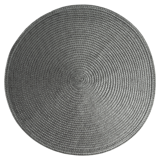 Салфетка под столовые приборы Vidage ø35 см круглая полипропилен цвет серый