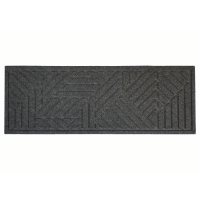 Коврик грязезащитный Cipro G2 25x70 см полипропилен цвет серый