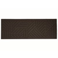 Коврик грязезащитный Cipro G1 25x70 см полипропилен цвет коричневый