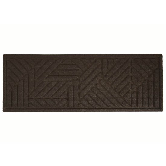 Коврик грязезащитный Cipro G1 25x70 см полипропилен цвет коричневый
