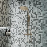 Мозаика керамическая Kreaforta серый микс 300x300x6 мм