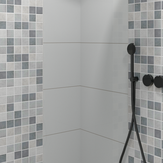 Мозаика керамическая KREAFORTA серый микс 300x300x6 мм