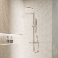 Мозаика мраморная KREAFORTA бежевый 300x300x4 мм