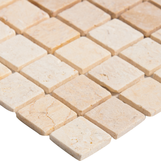 Мозаика мраморная KREAFORTA бежевый 300x300x4 мм