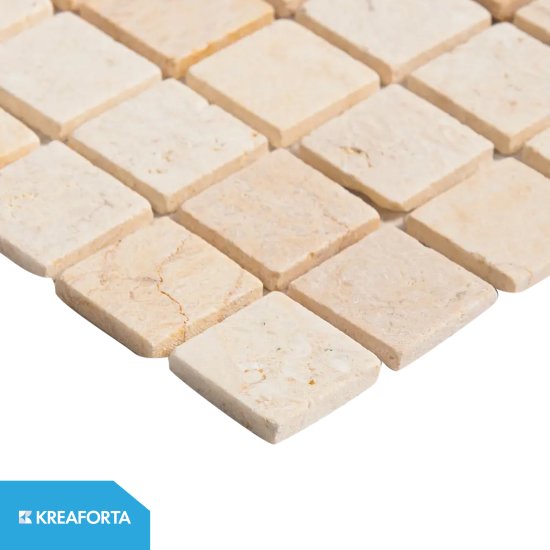 Мозаика мраморная KREAFORTA бежевый 300x300x4 мм