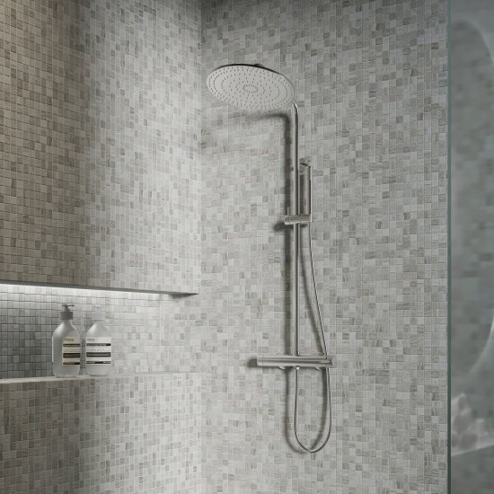 Мозаика мраморная KREAFORTA серый 300x300x4 мм