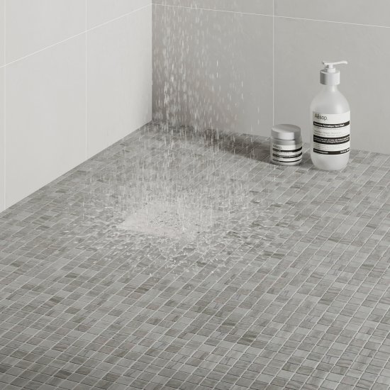 Мозаика мраморная KREAFORTA серый 300x300x4 мм