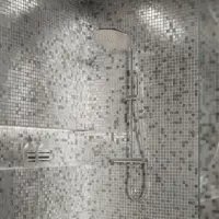 Мозаика стеклянная KREAFORTA серый микс 297x297x4 мм