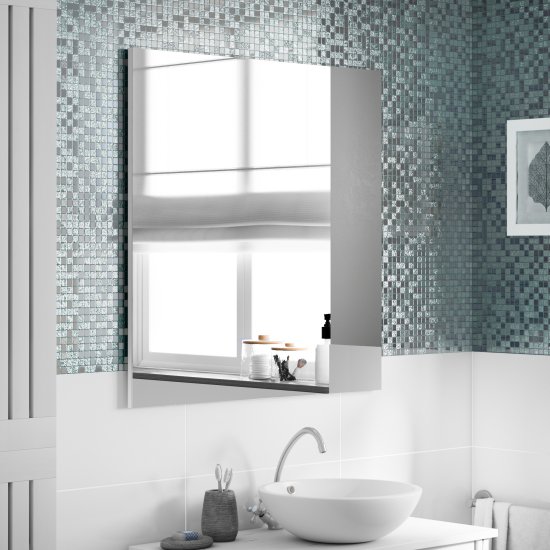 Мозаика стеклянная KREAFORTA серый микс 297x297x4 мм