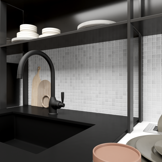 Мозаика мраморная KREAFORTA белый 300x300x8 мм