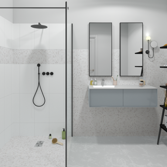 Мозаика мраморная KREAFORTA белый 300x300x8 мм