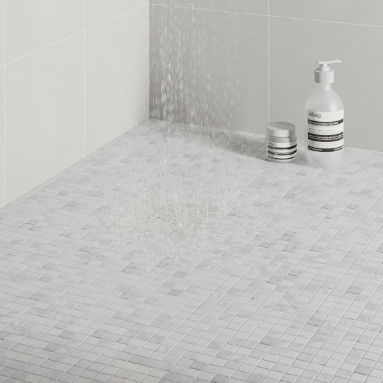 Мозаика мраморная KREAFORTA белый 300x300x8 мм