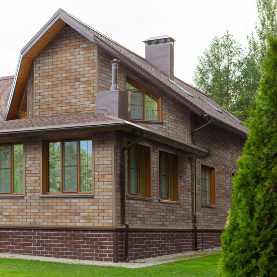 Фасадная плитка ТехноНиколь Hauberk Оптима цвет каталонский кирпич 2 м²