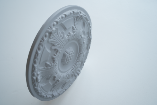 Декоративная потолочная розетка полистирол белая Decoflair D303-430 43 см