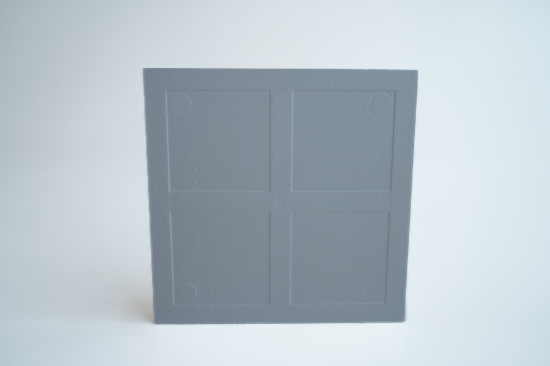 Потолочная плитка инжекционная полистирол белая Decor EK D520 50x50 см 2 м²